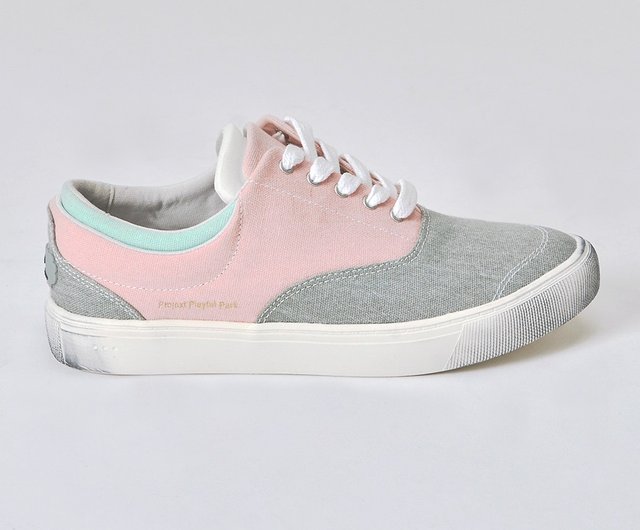 Mens pink deals canvas shoes