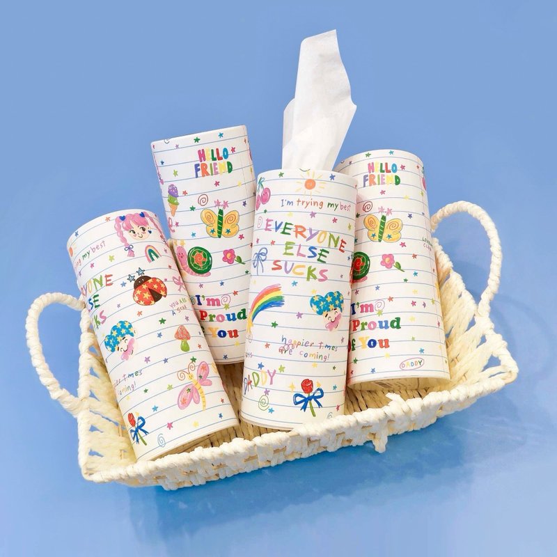 DADDY | Happier Time Tissue Box - Tissue Boxes - Other Materials 