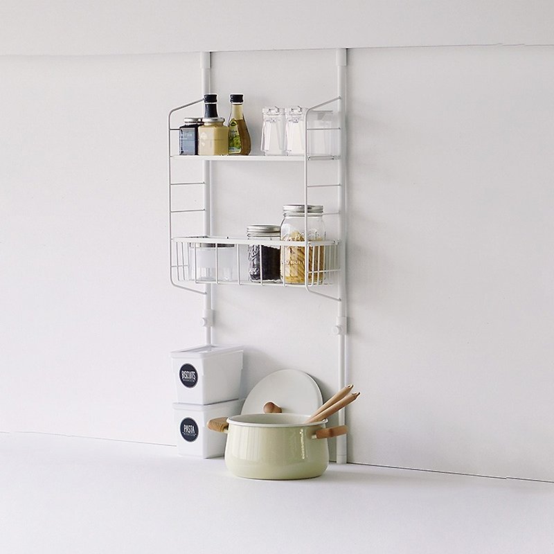 Kitchen and bathroom storage basket - Shelves & Baskets - Other Materials White