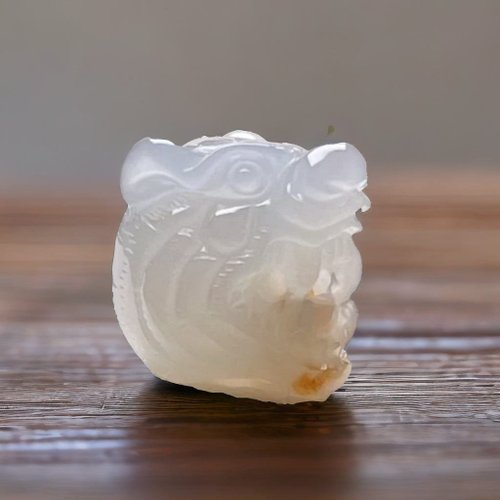 瓔珞珠寶盒 E.L.Jewelry Box 冰種飄黃翡翡翠虎首 | 天然緬甸玉A貨翡翠 | 送禮