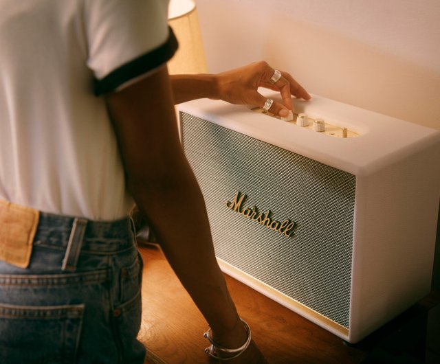  Marshall Woburn II Wireless Bluetooth Speaker, White - NEW :  Electronics