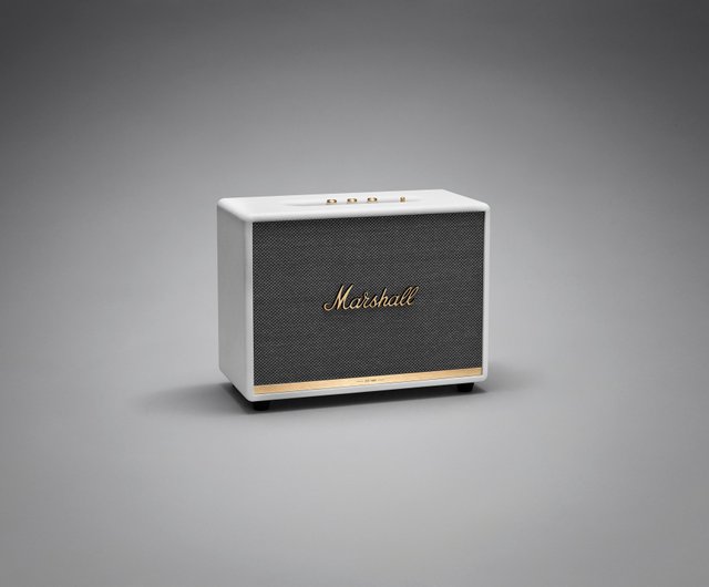 Buy Marshall Woburn II Bluetooth Speaker, Multi-host functionality,  Bluetooth 5.0, aptX technology, 10 metres range, 3.5 mm Jack, LED lights,  Stereo Sound, Bass-reflex, Two 50 Watt Class D amplifier Black at Reliance  Digital