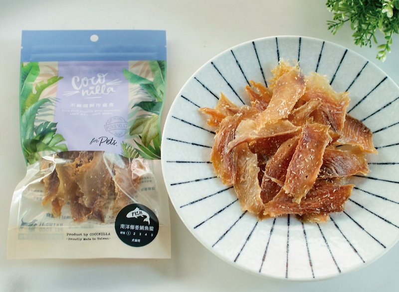 【Pet Handmade Snacks】Nanyang Coconut Snapper Belly 65g | CoConilla No Trouble - Snacks - Fresh Ingredients Gold