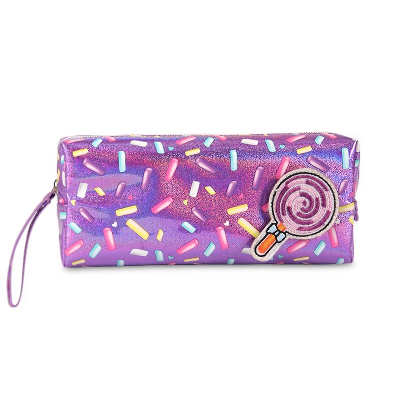 Tiger Family-Fun Time Series three-dimensional sweetheart handbag - shiny purple - กระเป๋าคลัทช์ - วัสดุกันนำ้ สีม่วง