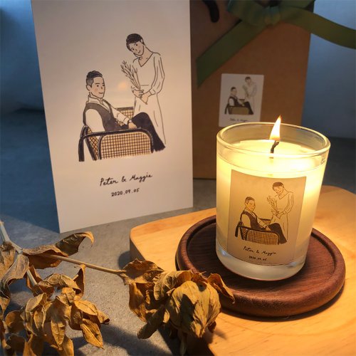 Scent Forest 香氛森林 【訂製】大豆蠟燭 - 80g玻璃蠟燭 伴娘禮物 婚禮小物 禮贈品 客製