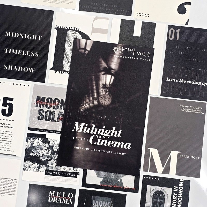 :SYUMPAPER vol.4 'Midnight Cinema' : All Paper PACK - 信封/信紙 - 紙 