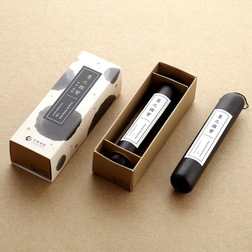 中華筆莊 — 文房四寶 文創禮品 【墨之國寶 - 四兩墨杵】超細緻松煙140g 好握磨墨-文房用品系列