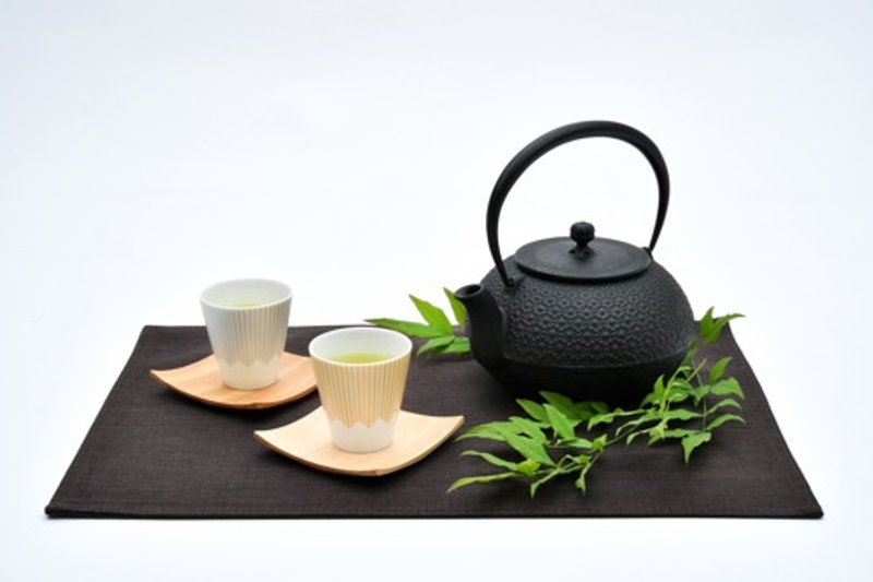 富士山陶瓷杯子 (中高款) 银色 - 其他杯子 - 瓷 銀色