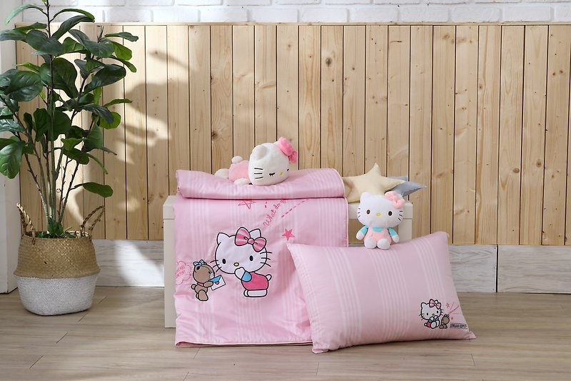Hello Kitty-Four Seasons Cool Quilt-High Weave Yarn Combed Cotton-Authentic Authorized-Made in Taiwan - เครื่องนอน - ผ้าฝ้าย/ผ้าลินิน 
