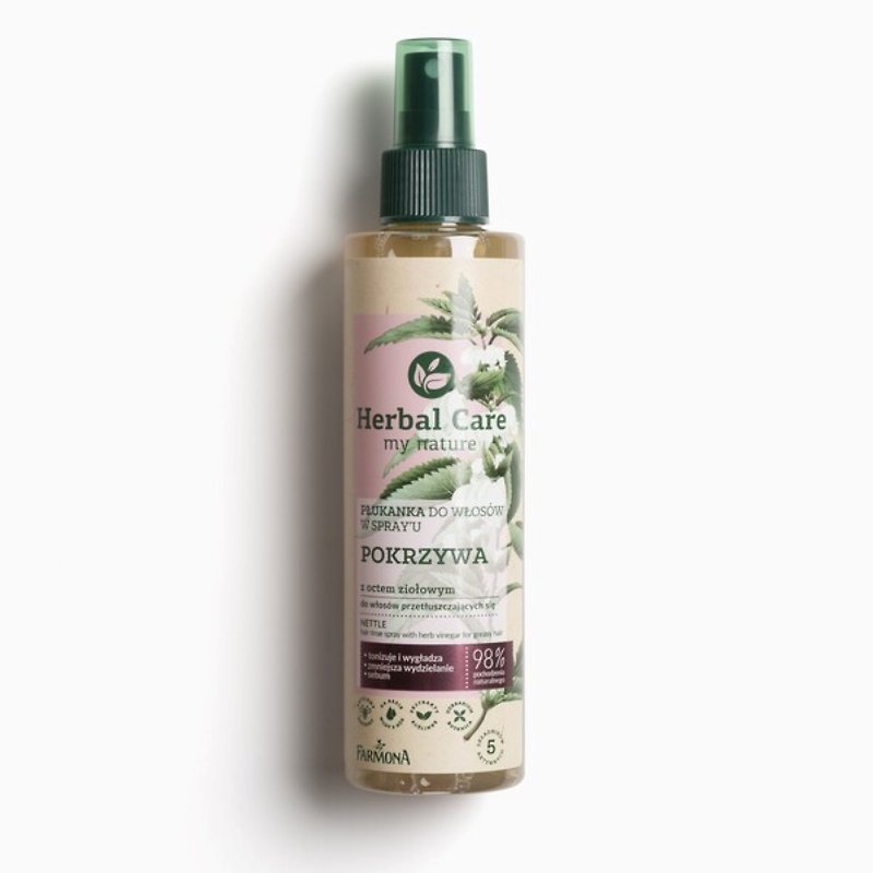 [Dry Shampoo] Herbal Care Refreshing Nettle Apple Cider Vinegar Dry Shampoo - แชมพู - วัสดุอื่นๆ สึชมพู