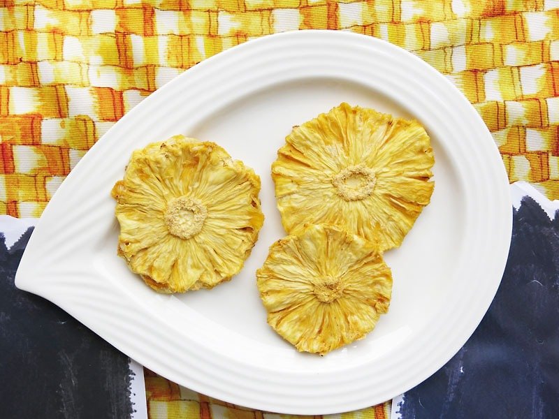 Happy Fruit Shop - Huahua Sugar Free Dried Pineapple Sharing Package - Dried Fruits - Fresh Ingredients Yellow