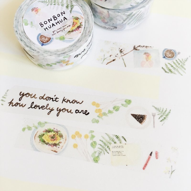 You dont know how lovely you are / Masking Tape - Washi Tape - Paper 