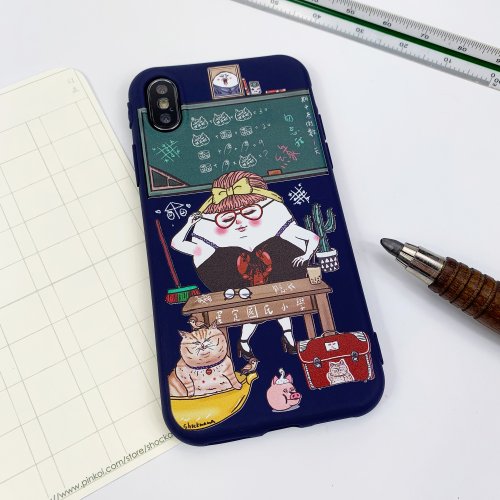 Shock MAMA 蛋定人生 蛋林老師 - iPhone手機殼 (全軟殼)