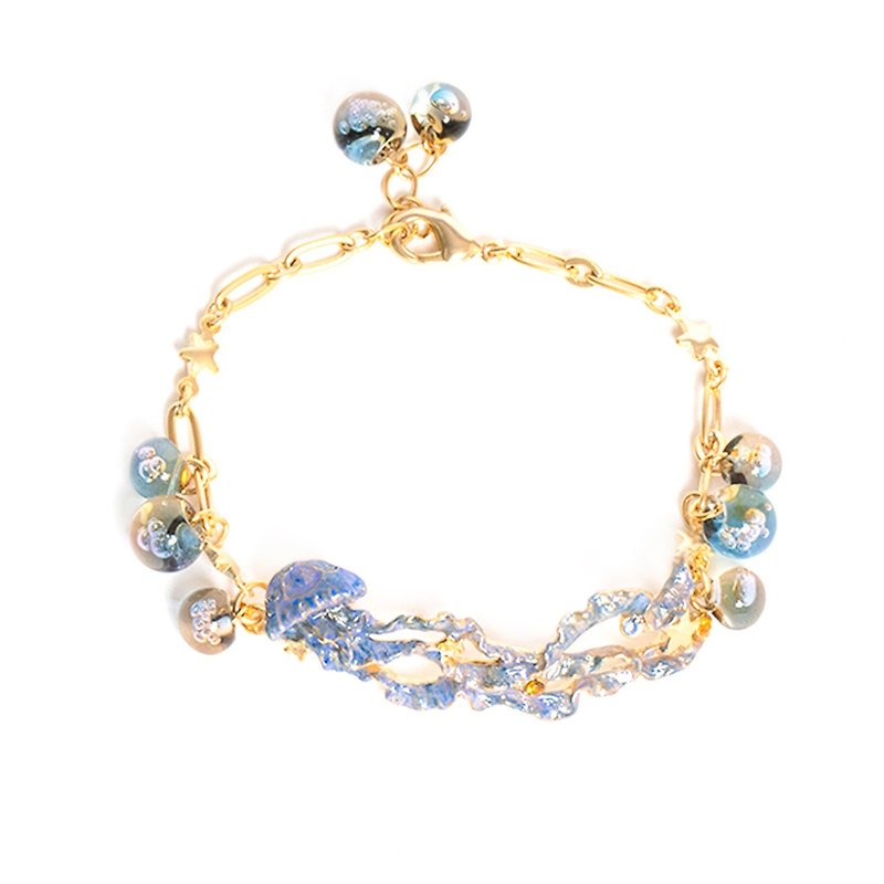 Jellyfish - Bracelets - Other Metals Blue