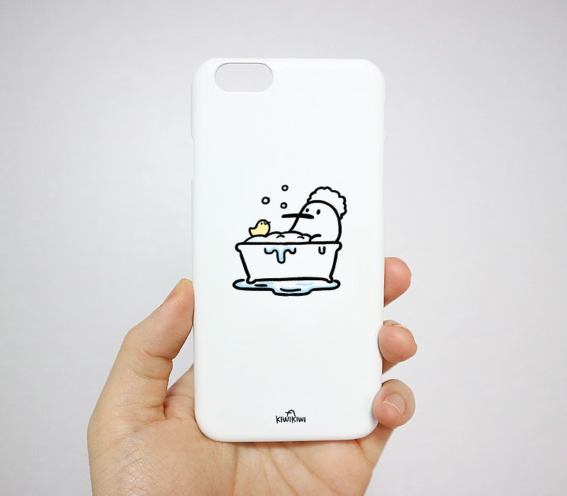 KIWIKIWI bath Phone Case, iPhone, Galaxy  Art Character Cute - เคส/ซองมือถือ - พลาสติก หลากหลายสี