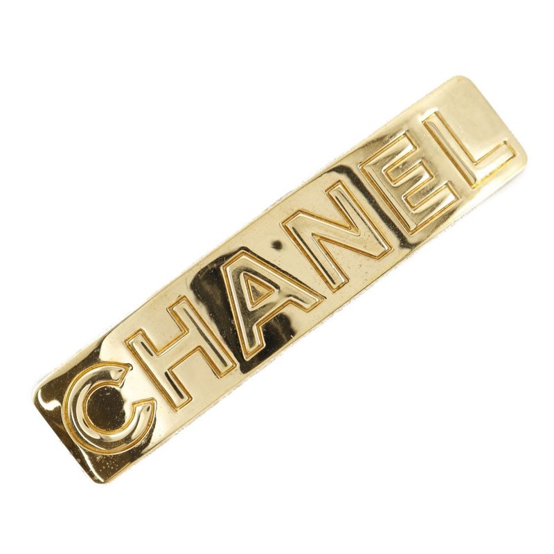 【日本直送】シャネル CHANEL バレッタ ロゴ ヴィンテージ 金メッキ ゴールド 97A レディース【中古】 - 髮夾/髮圈 - 其他金屬 金色