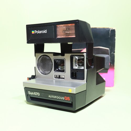 Polaroid ポラロイドカメラ Sun670 Polaroid Sun670 AUTOFOCUS QS - フォトスタジオ ヨシオカ 写真屋