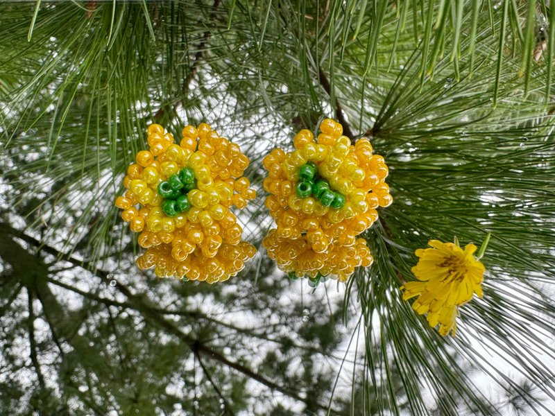 桜/Original earrings-the only ones in stock Before placing an order, please chat to see if they have been sold. - Earrings & Clip-ons - Other Metals Orange