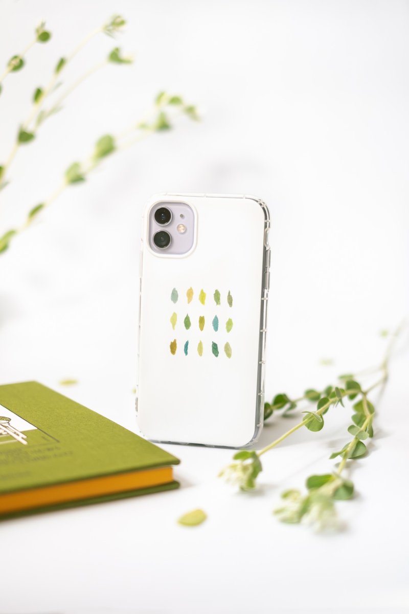 Foliage / 白色 / 透明空壓手機殼 - 手機殼/手機套 - 塑膠 