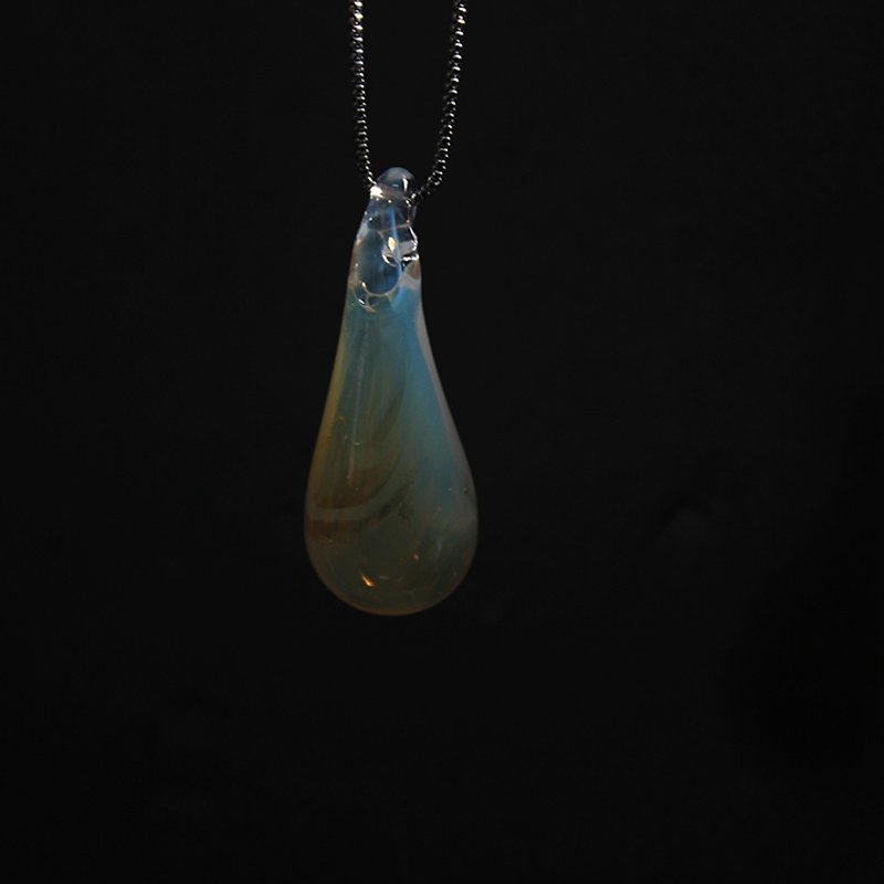 Magic Drop Essential Oil Aroma Glass Necklace - Necklaces - Glass Multicolor
