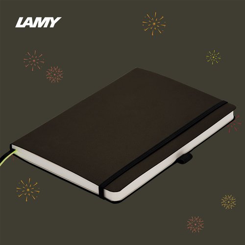 LAMY TAIWAN 官方旗艦館 【客製服務】LAMY 鋼筆用軟式A6筆記本 / notebook 狩獵系列 深灰