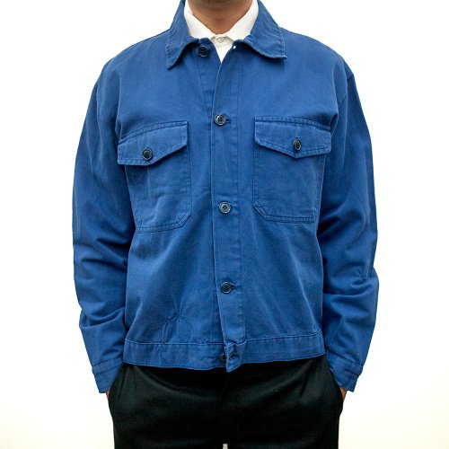 afterwork 企業版 工作外套 工作服 作業服 藍染 古著 布料硬挺 古著 二手