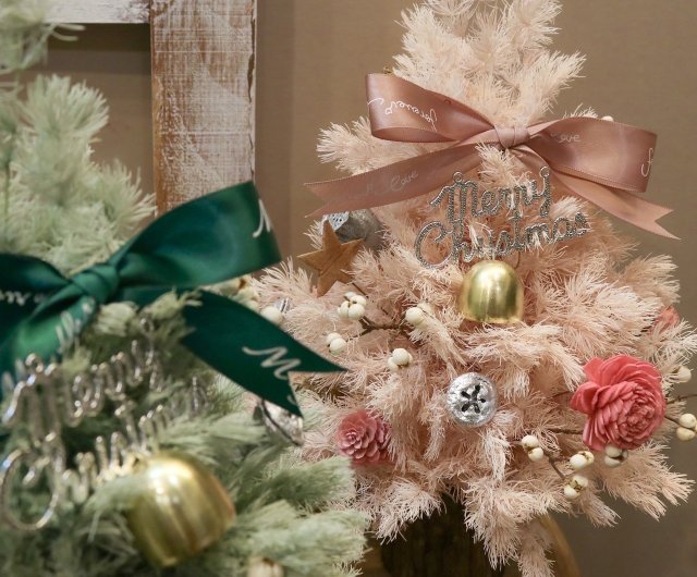 『エタンセル』　Xmas壁掛けロングブーケ エタンセル』 Xmas壁掛けロングブーケ エタンセル』 Xmas壁掛け