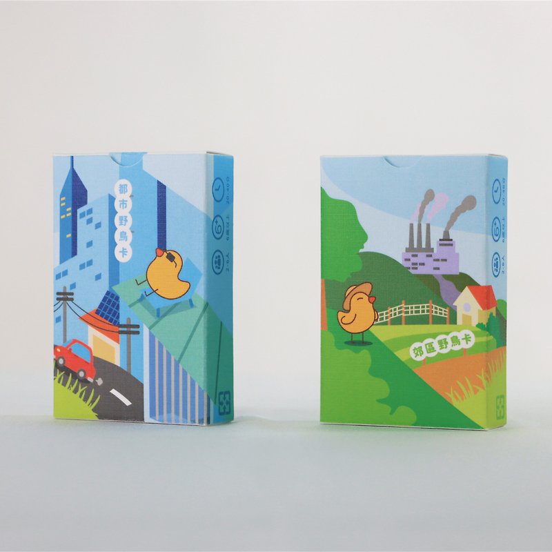 Taiwan Wild Bird Card | I want both | Urban + Suburban Wild Bird - บอร์ดเกม - กระดาษ หลากหลายสี