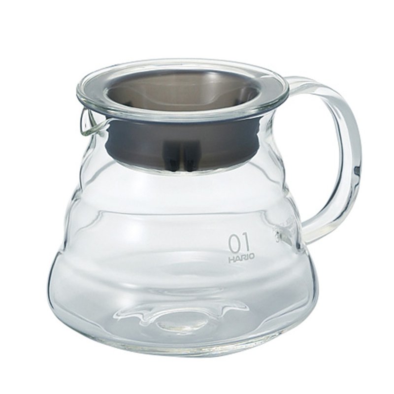 HARIO V60雲朵36咖啡壺360ml/XGS-36TB - 咖啡壺/手沖壺 - 玻璃 透明