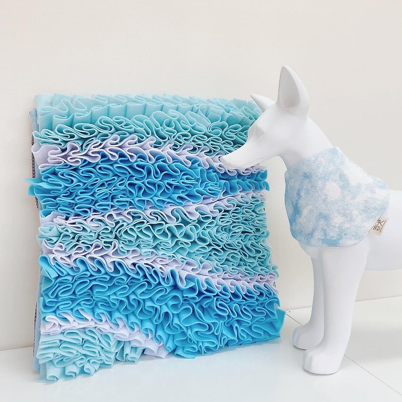 Pet Toys - Summer Chasing Waves Sniffing Mat - Pet Toys - Other Man-Made Fibers Blue