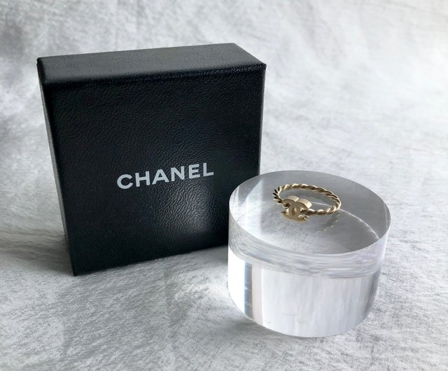 CHANEL 2000年製 Coco Mark Gold Ring
