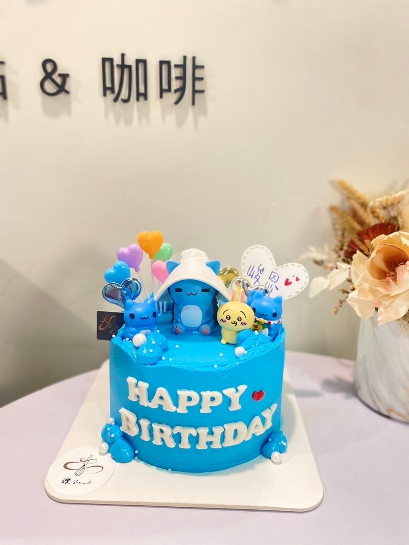 咖波與吉伊卡哇 公仔蛋糕 咖波主題 客製化 生日蛋糕 鑠甜點 紀念 - 蛋糕/甜點 - 新鮮食材 