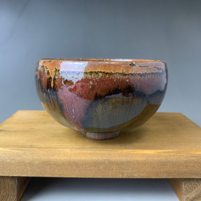 台灣【Handmade Cup】手拉坏釉變杯10 - 茶壺/茶杯/茶具 - 陶 咖啡色