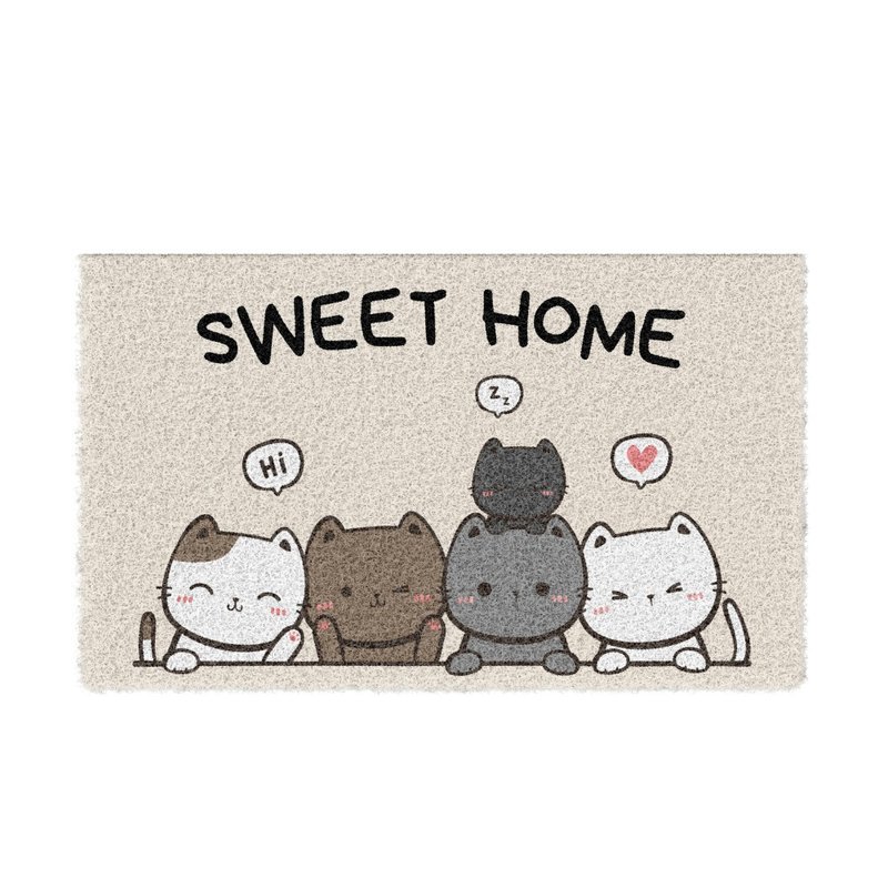 Sweet cat scratching mat - Rugs & Floor Mats - Polyester Gold