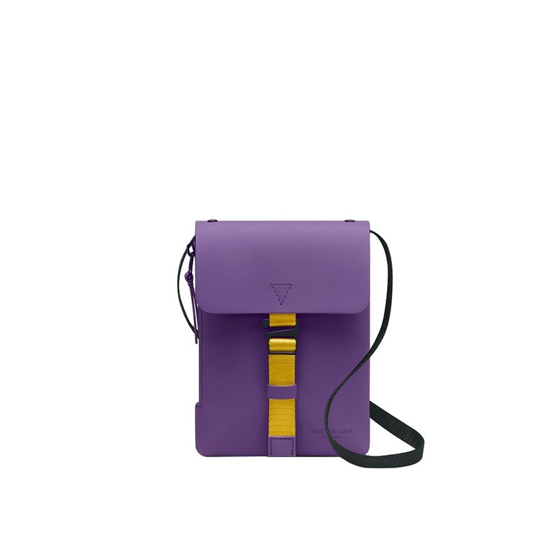Gaston Luga Splash mini Crossbody 斜背包 -Los Angeles洛杉磯 - 側背包/斜背包 - 其他材質 紫色