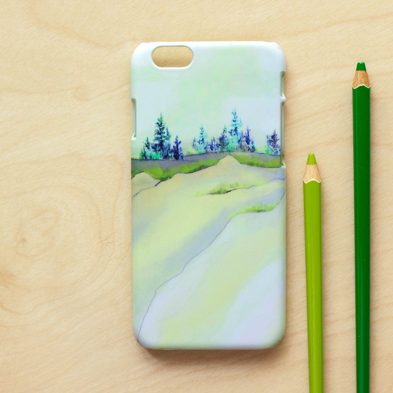 Mystic Hill. Matte (iPhone, HTC, Samsung, Sony, LG, OPPO) - Phone Cases - Plastic Green