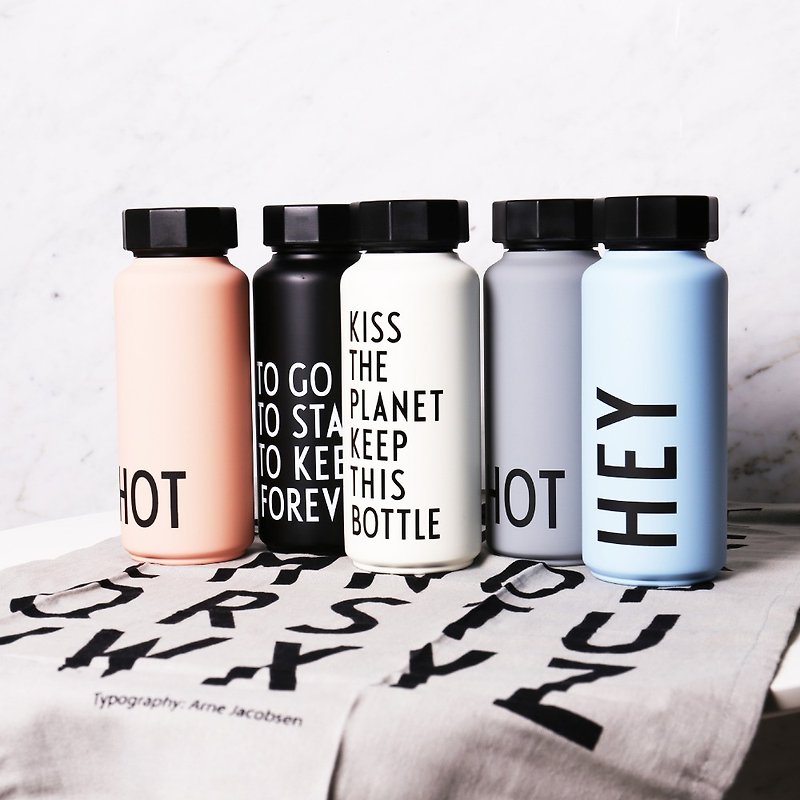 Design Letters insulated bottle 500ml - Cups - Stainless Steel Multicolor
