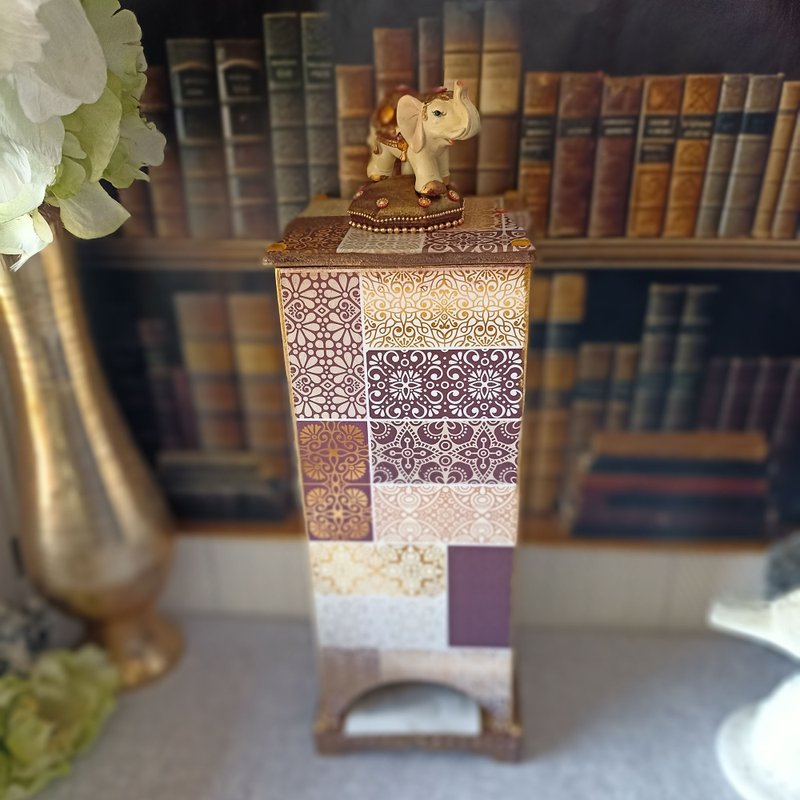 Tea house, Wooden tea box, Tea Party, kitchen decor, housewarming gift - 調味罐/醬料罐 - 木頭 粉紅色