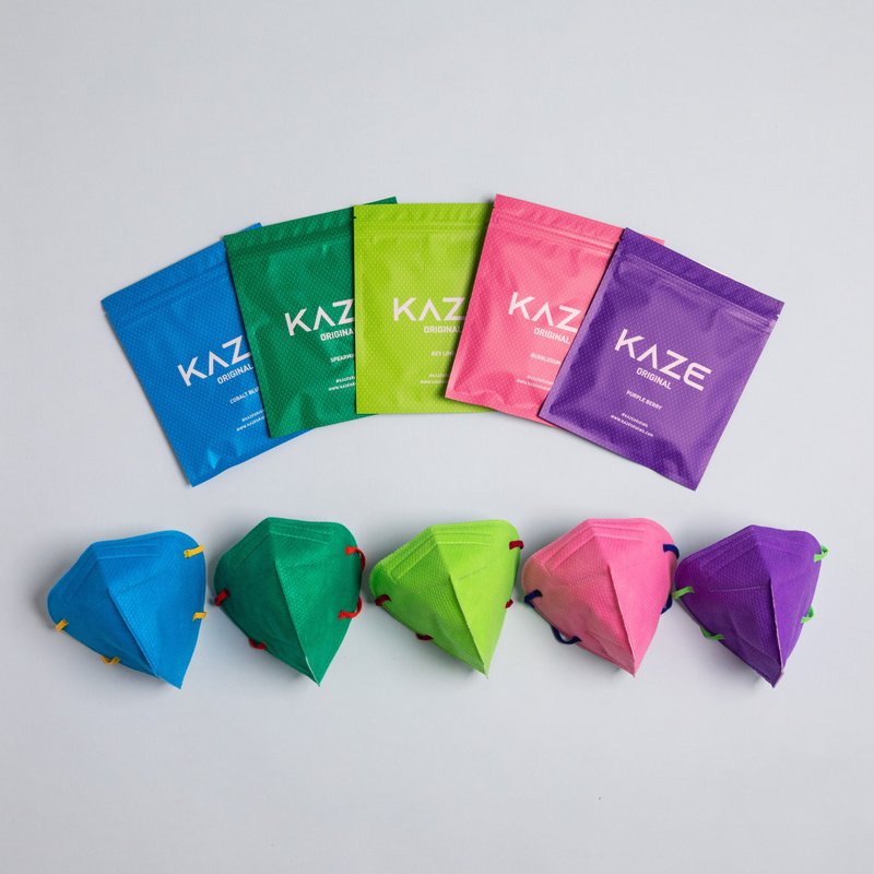 KAZE 軟糖系列 3D立體口罩 (一盒十片入) - 口罩/口罩收納套 - 其他人造纖維 多色