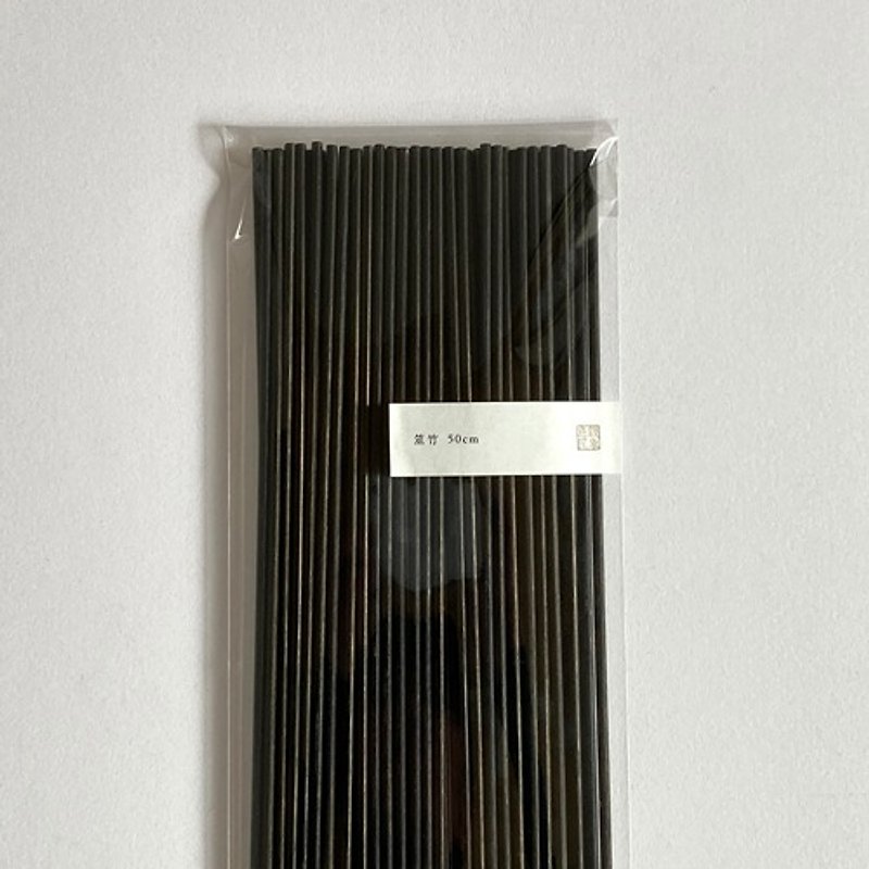 Bamboo bamboo 50cm black dyed - อื่นๆ - ไม้ 