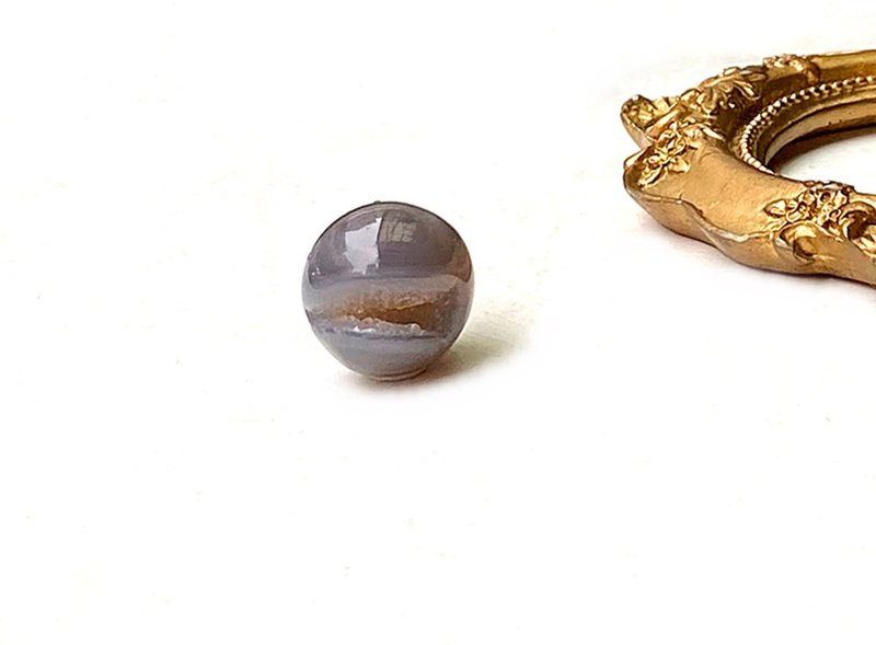 天然迷你可愛瑪瑙開口笑小球20mm能量石 天然石 家居 辦公室 擺件 - 其他 - 玉石 多色