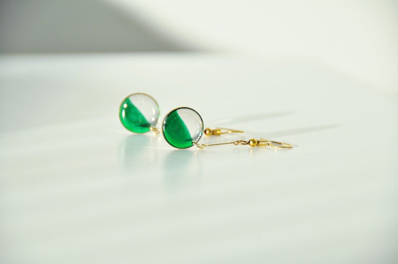 Peninsula - Earrings & Clip-ons - Acrylic Green