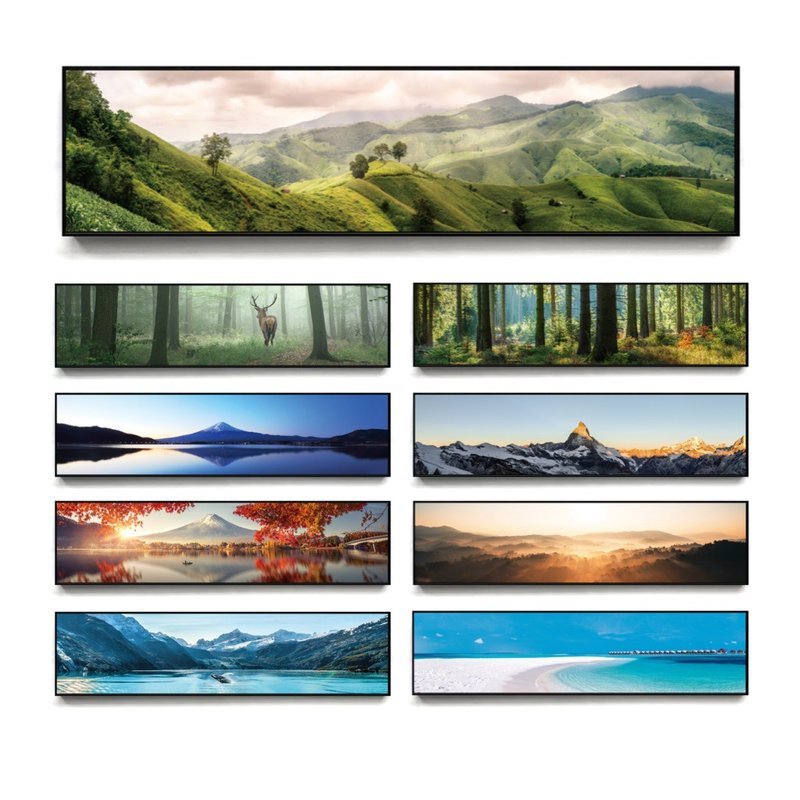 Large Painting for Bedroom - Bedroom Wall Art, Landscape Wall Art - โปสเตอร์ - วัสดุอื่นๆ หลากหลายสี