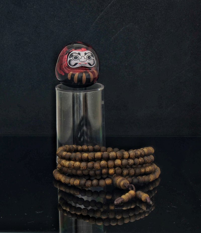 海南種植綠奇楠 108粒 4mm 沉香手鍊 ( HKA2307 ) - 手鍊/手鐲 - 木頭 