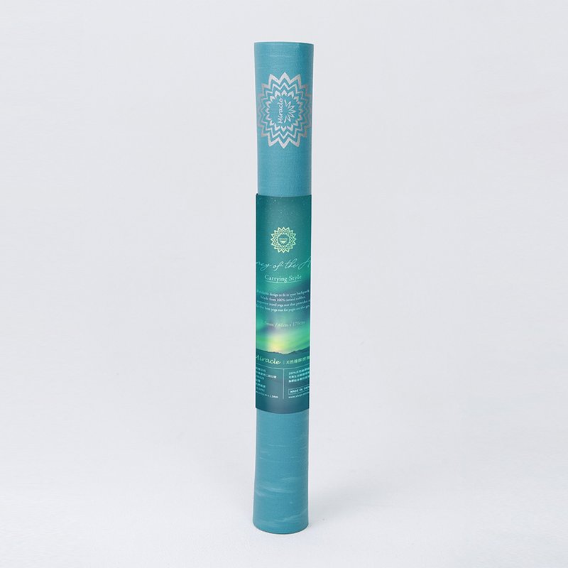 【Miracle】Natural Rubber Yoga Mat 1.5mm│Aurora Journey - Yoga Mats - Rubber 