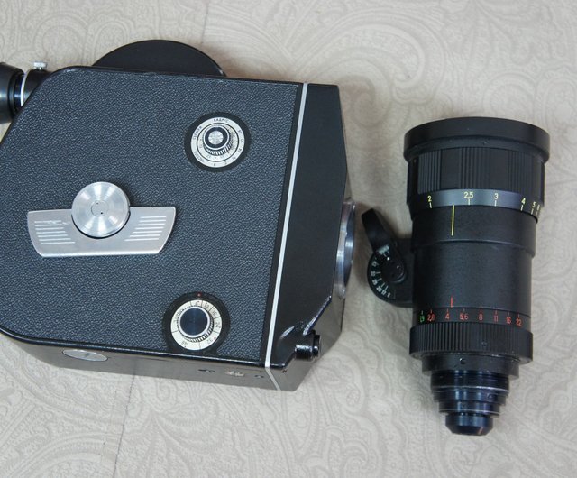 16mm MOVIE CINE CAMERA SET KRASNOGORSK-3 (METEOR 5-1 レンズ