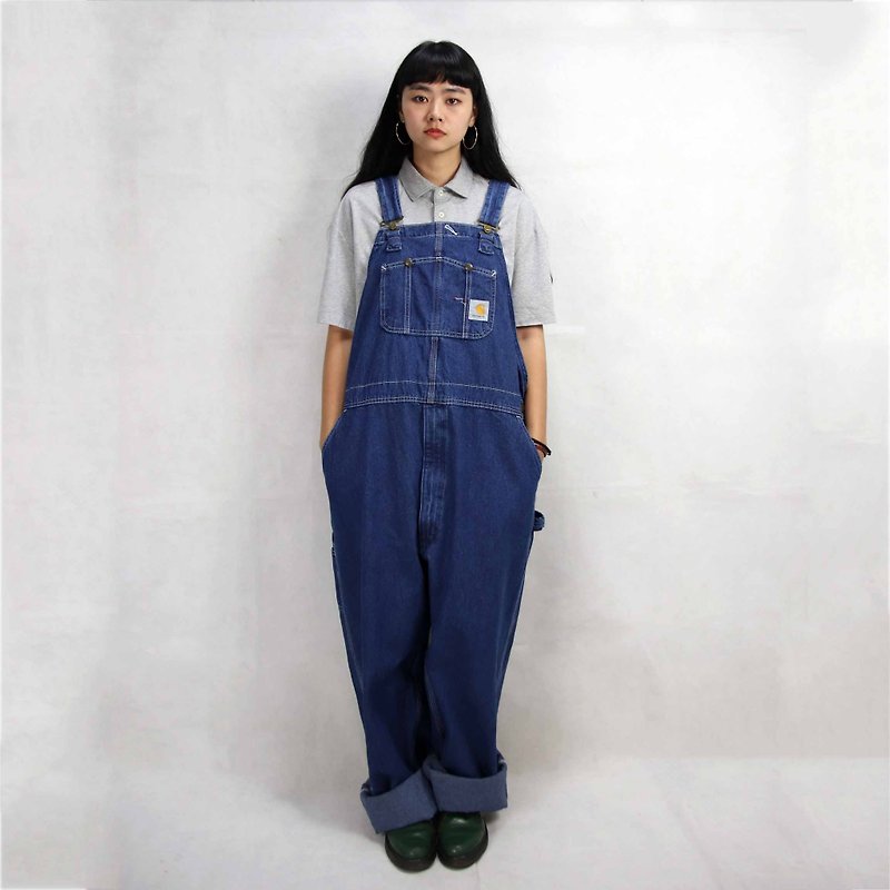 Tsubasa.Y Antique House Carhartt Brand Denim Suspenders 006, Denim Suspenders - Overalls & Jumpsuits - Other Materials 