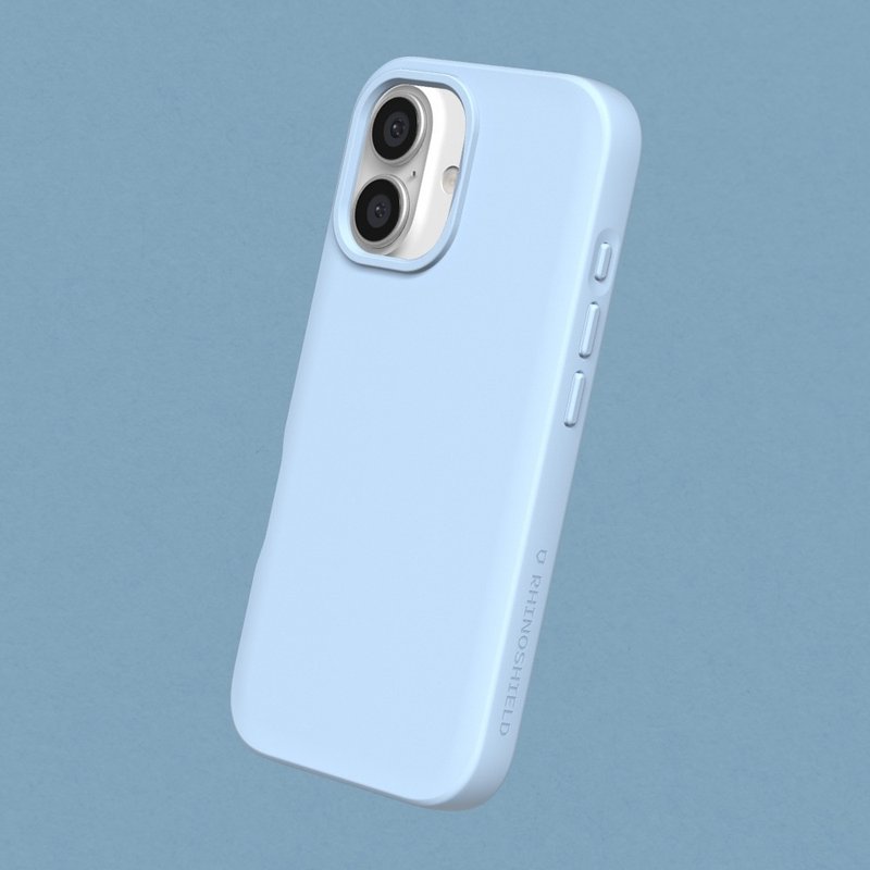 SolidSuit classic anti-fall phone case/glacier blue for iPhone 16 series - เคส/ซองมือถือ - พลาสติก สีน้ำเงิน