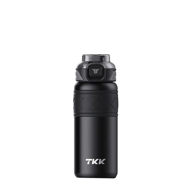 [TKK] Maiyue Series 316 Stainless Steel Direct Drink + Straw Insulated Sports Water Bottle 500ML-Xuantie Black - Pitchers - Stainless Steel Black