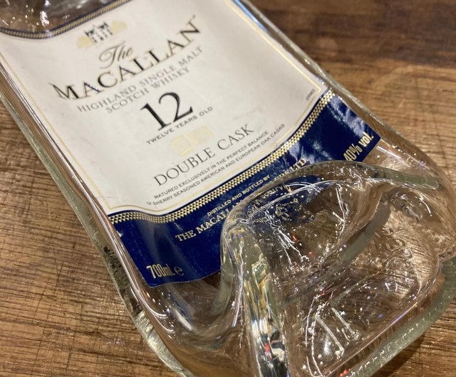 マッカラン12年ブルーラベルコーヒーラベルウイスキーボトル